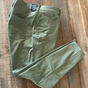 J Crew Mercantile Green Five Pocket Twill Pant Size 35 women’s NWT